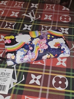 Iron Fist Rainbow Care Bears Starry Night Wallet - Multicolor
